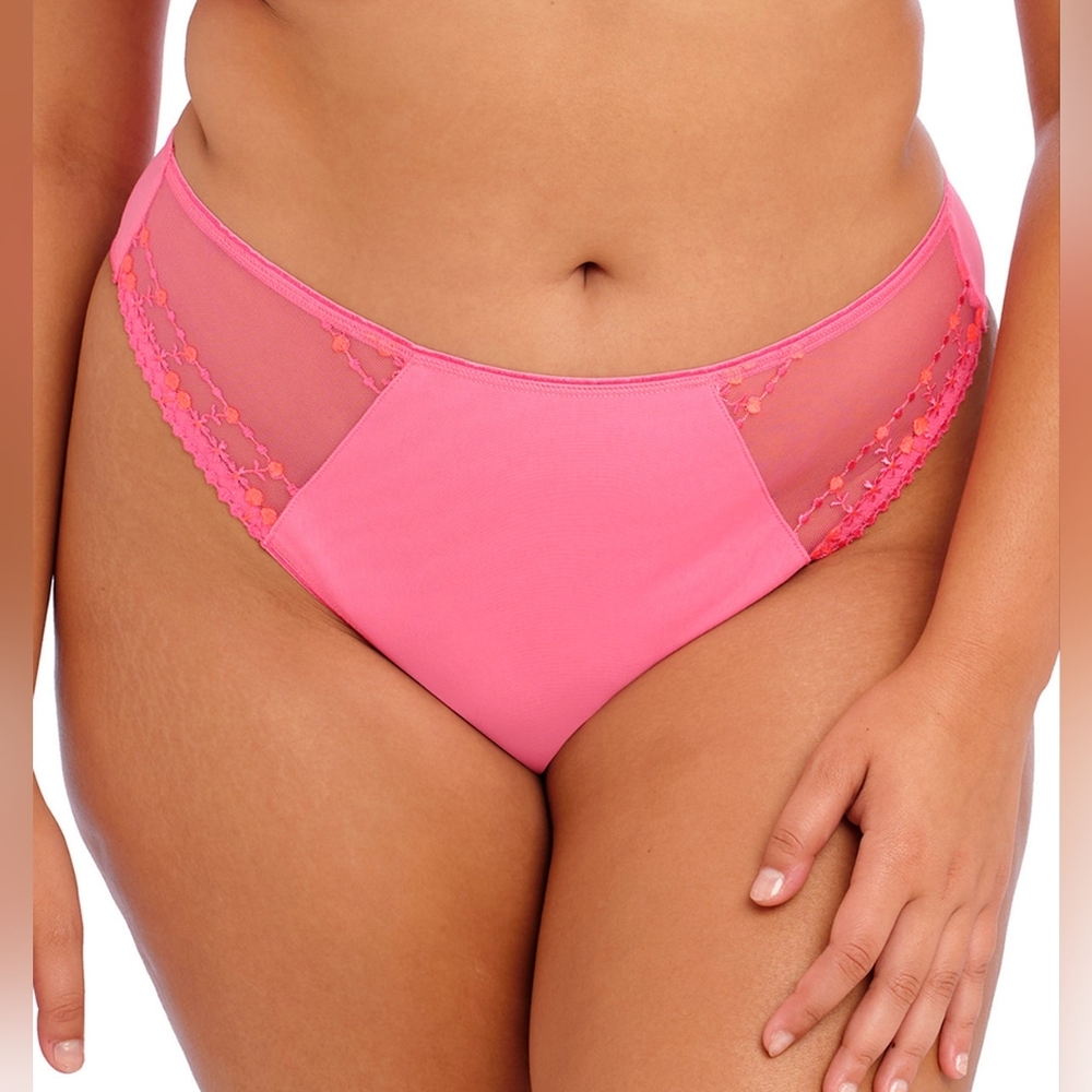 Elomi Vibrant Pink Floral Set - Picture 7 of 9